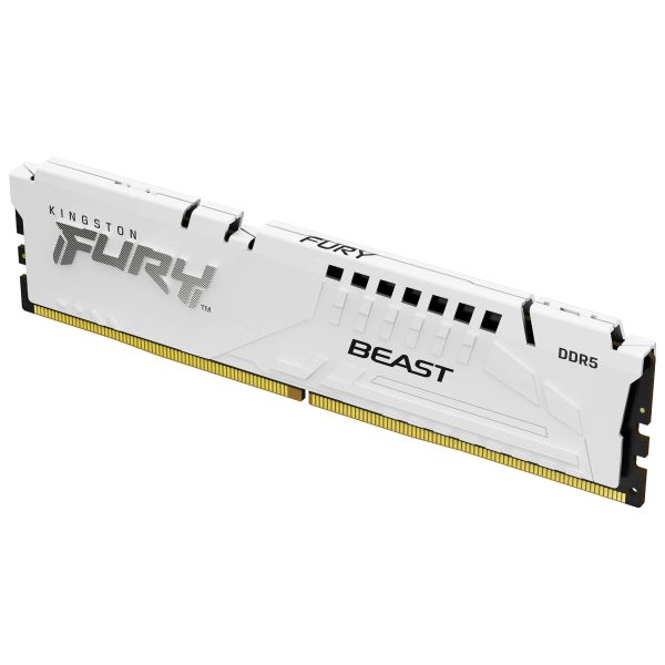 Kingston Technology FURY Beast 32GB 6800MT/s DDR5 CL34 DIMM (Kit of 2) White XMP (KF568C34BWK2-32)
