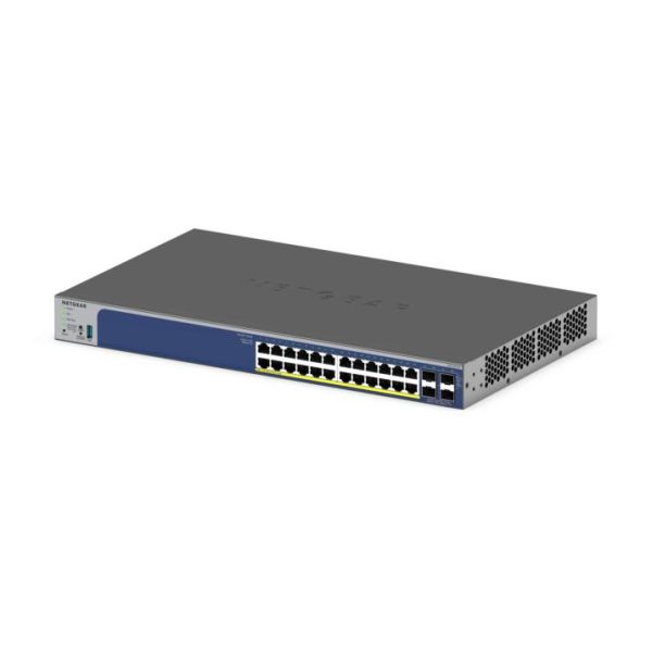 NETGEAR GS728TXP L2/L3 10G Ethernet (100/1000/10000) Power over Ethernet (PoE) Zwart (GS728TXP-300EUS)