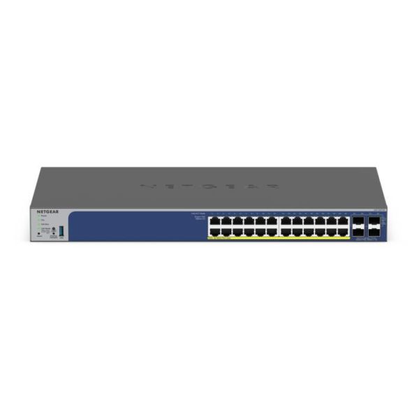 NETGEAR GS728TXP L2/L3 10G Ethernet (100/1000/10000) Power over Ethernet (PoE) Zwart (GS728TXP-300EUS)