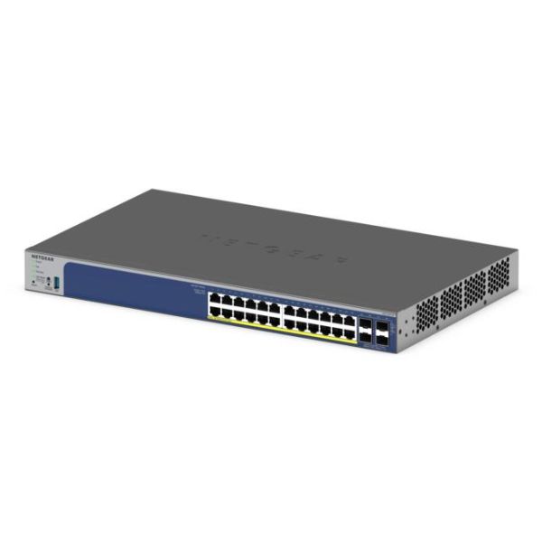 NETGEAR GS728TXP L2/L3 10G Ethernet (100/1000/10000) Power over Ethernet (PoE) Zwart (GS728TXP-300EUS)