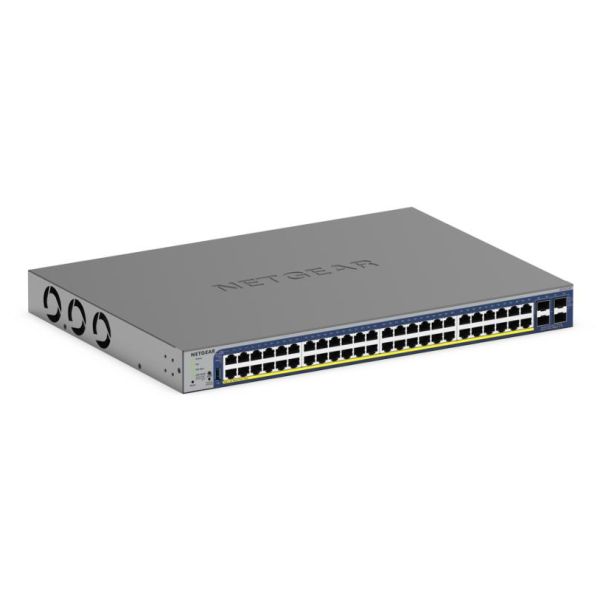 NETGEAR GS752TXP Managed L2/L3/L4 10G Ethernet (100/1000/10000) Power over Ethernet (PoE) Zwart (GS752TXP-300EUS) NETGEAR GS752TXP Managed L2/L3/L4 10G Ethernet (100/1000/10000) Power over Ethernet (PoE) Zwart (GS752TXP-300EUS)