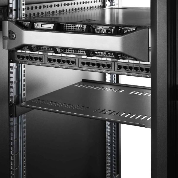 StarTech.com 2 Pack 1U Server Rack Schap, Universele Geventileerde Rack Mount Cantilever Plank, Voor 19" Netwerk Rack/Kast, Heavy-Duty Staal, Capaciteit 20kg, Diepte 40cm (CABSHELF116V2PK) StarTech.com 2 Pack 1U Server Rack Schap, Universele Geventileerde Rack Mount Cantilever Plank, Voor 19" Netwerk Rack/Kast, Heavy-Duty Staal, Capaciteit 20kg, Diepte 40cm (CABSHELF116V2PK)