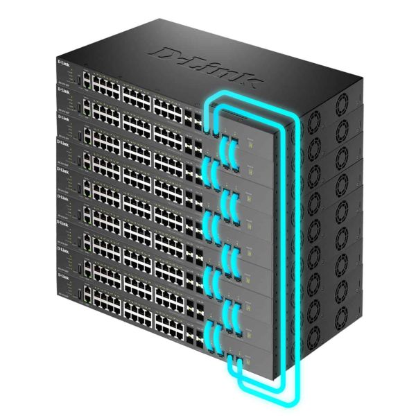 D-Link DXS-3410-32XY netwerk-switch Managed L3 Fast Ethernet (10/100) Zwart (DXS-3410-32XY/E)