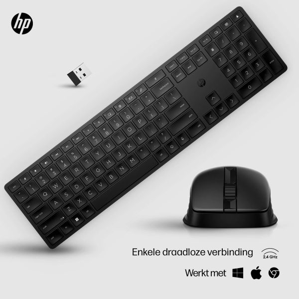 HP 650 draadloze toetsenbord- en muiscombinatie (4R013AA)