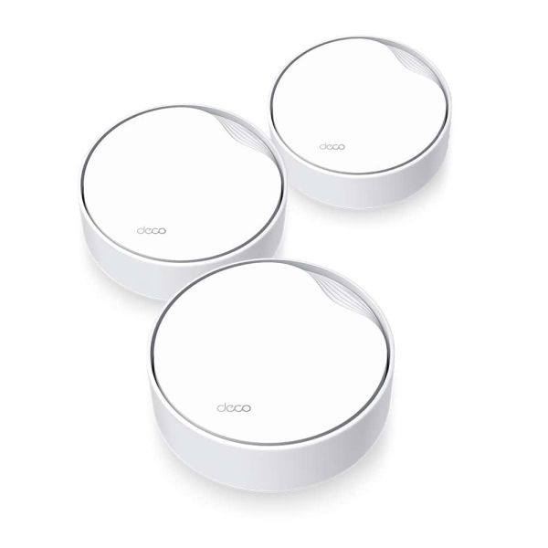 TP-Link DECO X50-PoE(3-PACK) Dual-band (2.4 GHz / 5 GHz) Wi-Fi 6 (802.11ax) Wit 2 Intern (DECOX50POE(3-PACK))
