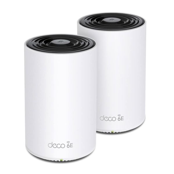 TP-Link Deco XE75 Pro (2-pack) Tri-band (2,4 GHz / 5 GHz / 6 GHz) Wi-Fi 6E (802.11ax) Wit 3 Intern (DECOXE75PRO(2-PACK)