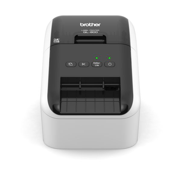 Brother QL-800 labelprinter Direct thermisch Kleur 300 x 600 DPI 148 mm/sec Bedraad DK (QL800YJ1) Brother QL-800 labelprinter Direct thermisch Kleur 300 x 600 DPI 148 mm/sec Bedraad DK (QL800YJ1)