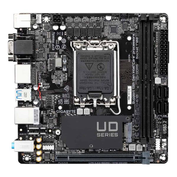 GIGABYTE H610I moederbord Intel H610 Express LGA 1700 mini ITX (H610I)