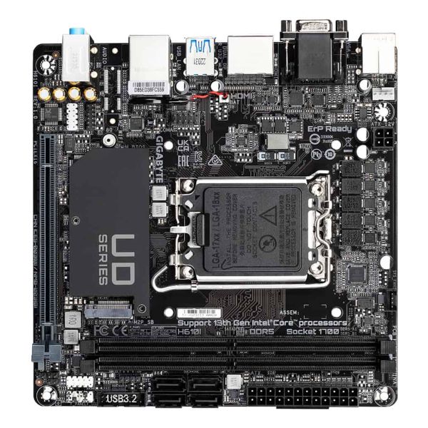GIGABYTE H610I moederbord Intel H610 Express LGA 1700 mini ITX (H610I)