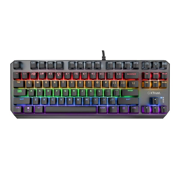 Trust GXT 834 Callaz toetsenbord Gamen USB QWERTY Engels Zwart (24404)