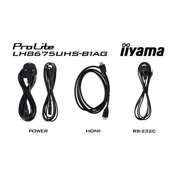 iiyama ProLite Digitale signage flatscreen 2,17 m (85.6") LCD Wifi 500 cd/m² 4K Ultra HD Zwart Type processor Android 11 24/7 (LH8675UHS-B1AG)