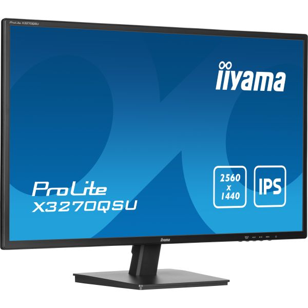 iiyama ProLite X3270QSU-B1 computer monitor 80 cm (31.5") 2560 x 1440 Pixels Wide Quad HD LED Zwart (X3270QSU-B1)
