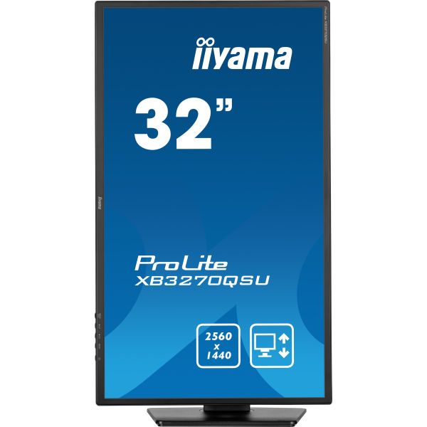 iiyama ProLite XB3270QSU-B1 computer monitor 80 cm (31.5") 2560 x 1440 Pixels Quad HD LED Zwart (XB3270QSU-B1)