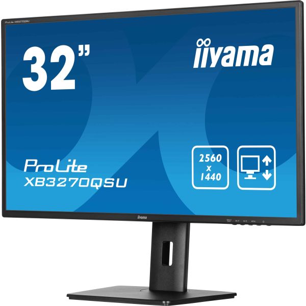 iiyama ProLite XB3270QSU-B1 computer monitor 81,3 cm (32") 2560 x 1440 Pixels Wide Quad HD LED Zwart (XB3270QSU-B1)