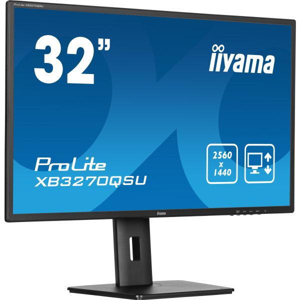 iiyama ProLite XB3270QSU-B1 computer monitor 80 cm (31.5") 2560 x 1440 Pixels Quad HD LED Zwart (XB3270QSU-B1)
