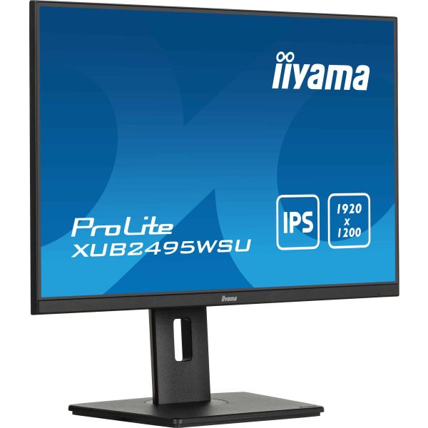iiyama ProLite XUB2495WSU-B7 computer monitor 61,2 cm (24.1") 1920 x 1200 Pixels WUXGA LED Zwart (XUB2495WSU-B7)