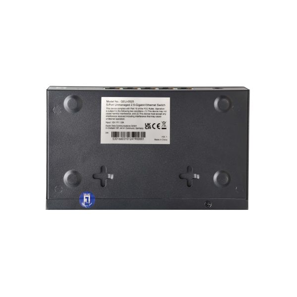 LevelOne GEU-0525 netwerk-switch Unmanaged 2.5G Ethernet (100/1000/2500) Zwart (GEU-0525)