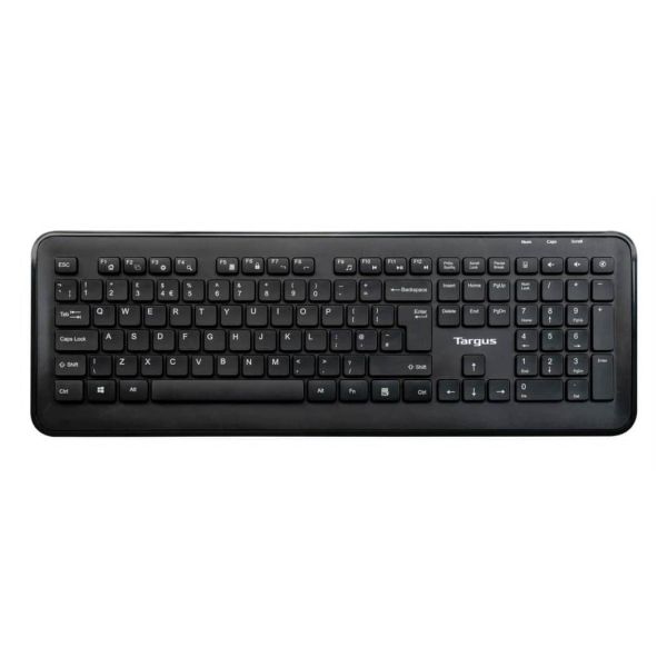 Targus AKM610NO toetsenbord Inclusief muis Universeel RF Draadloos QWERTY Scandinavisch Zwart (AKM610NO)