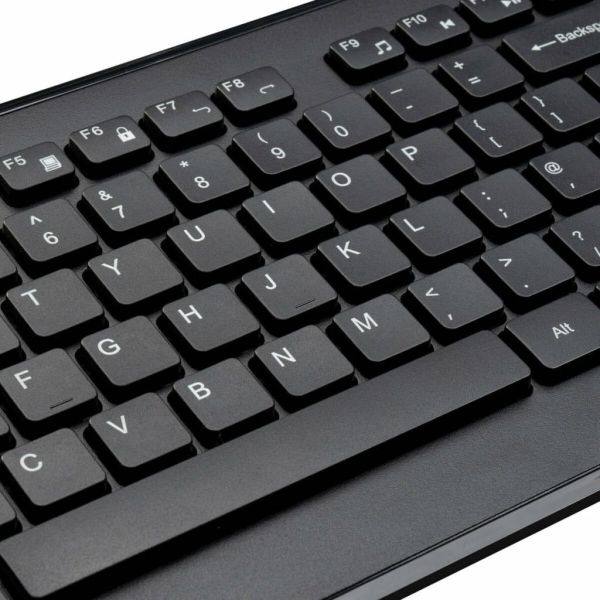 Targus AKM610NO toetsenbord Inclusief muis Universeel RF Draadloos QWERTY Scandinavisch Zwart (AKM610NO)