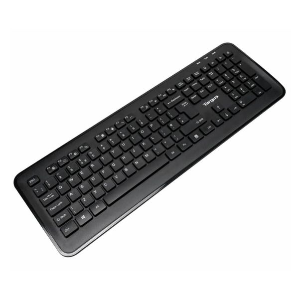 Targus AKM610NO toetsenbord Inclusief muis Universeel RF Draadloos QWERTY Scandinavisch Zwart (AKM610NO)