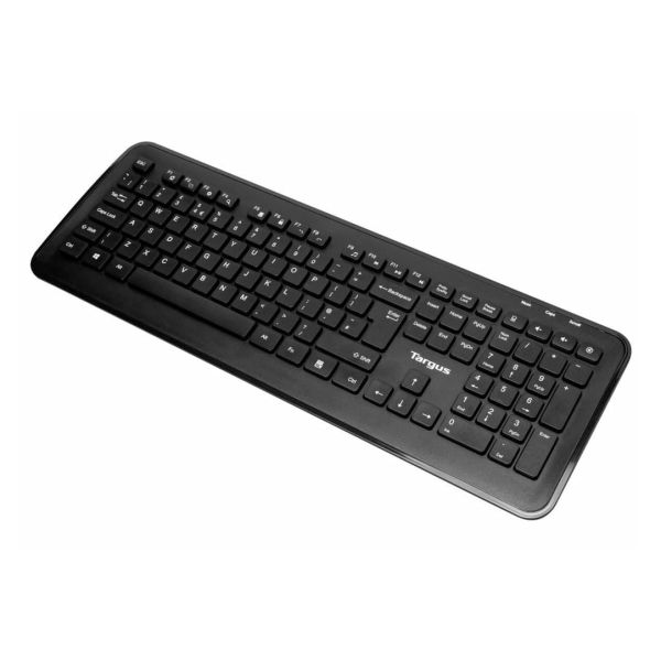 Targus AKM610NO toetsenbord Inclusief muis Universeel RF Draadloos QWERTY Scandinavisch Zwart (AKM610NO)