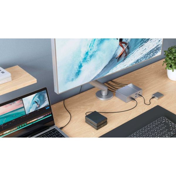 Targus HyperDrive GEN2 Thunderbolt 3 40000 Mbit/s Grijs (HDG2TB314-EU)