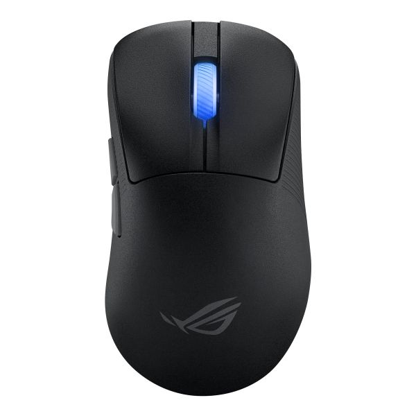 ASUS ROG Keris II Ace Wireless AimPoint Black muis Gamen Rechtshandig RF Wireless + Bluetooth + USB Type-A Optisch 42000 DPI (90MP03N0-BMUA00)