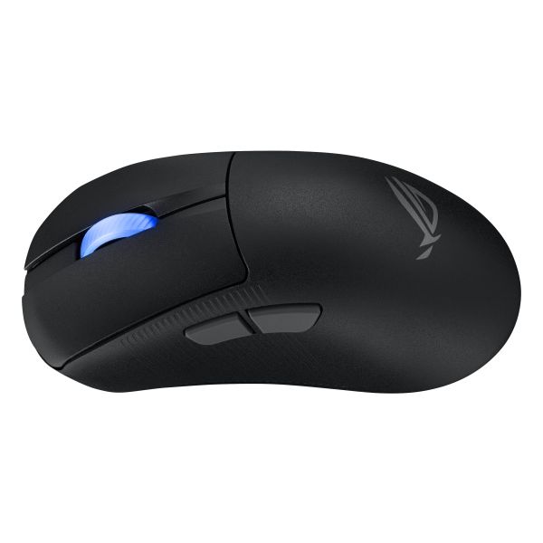 ASUS ROG Keris II Ace Wireless AimPoint Black muis Gamen Rechtshandig RF Wireless + Bluetooth + USB Type-A Optisch 42000 DPI (90MP03N0-BMUA00)