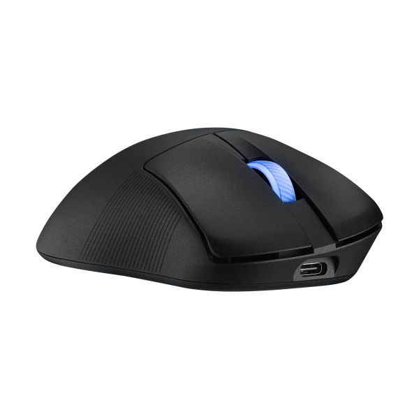 ASUS ROG Keris II Ace Wireless AimPoint Black muis Gamen Rechtshandig RF Wireless + Bluetooth + USB Type-A Optisch 42000 DPI (90MP03N0-BMUA00)