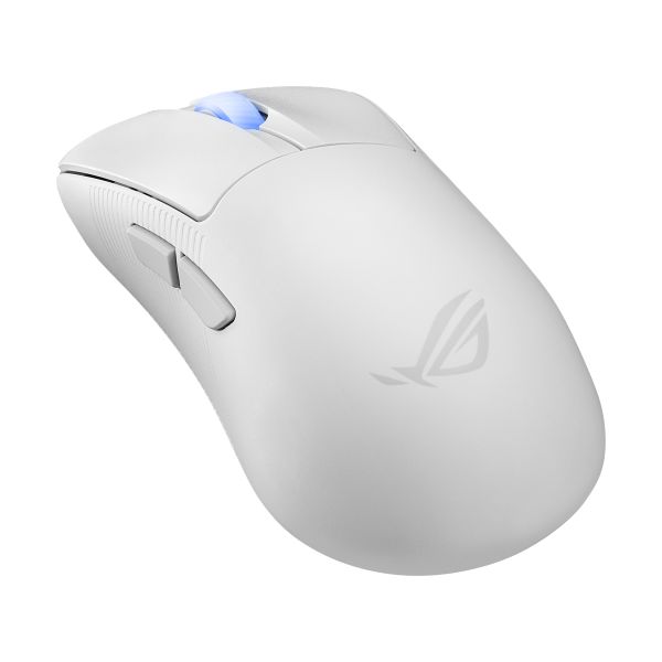 ASUS ROG Keris II Ace Wireless AimPoint White muis Gamen Rechtshandig RF Wireless + Bluetooth + USB Type-A Optisch 42000 DPI (90MP03N0-BMUA10)