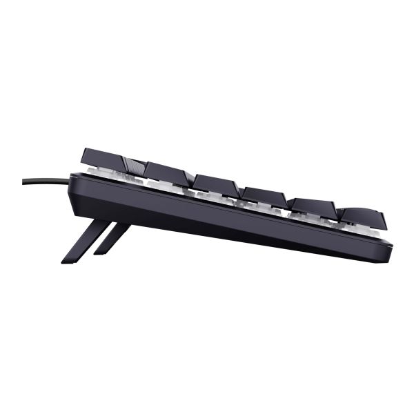 Trust GXT 866 Torix Gaming Toetsenbord - Mechanisch toetsenbord – QWERTY US International – RGB-verlichting – Zwart (24910)