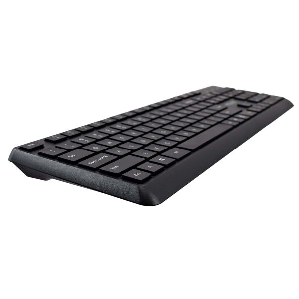 V7 CKU350US toetsenbord Inclusief muis Universeel USB QWERTY Amerikaans Engels Zwart (CKU350US)