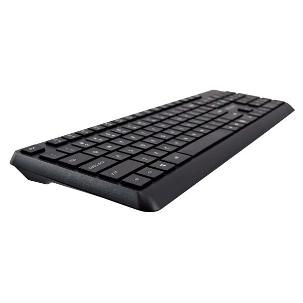 V7 CKW350US toetsenbord Inclusief muis Universeel RF Draadloos QWERTY Amerikaans Engels Zwart (CKW350US)