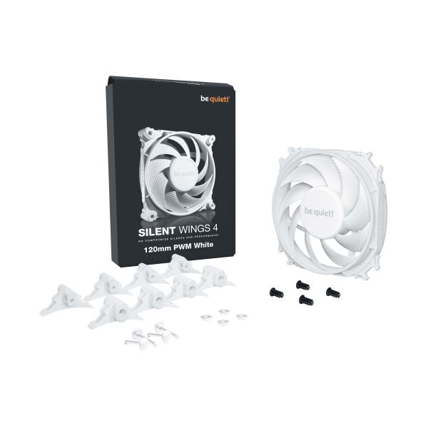 be quiet! BL114 koelsysteem voor computers Computer behuizing Ventilator 12 cm Wit 1 stuk(s) (BL114)