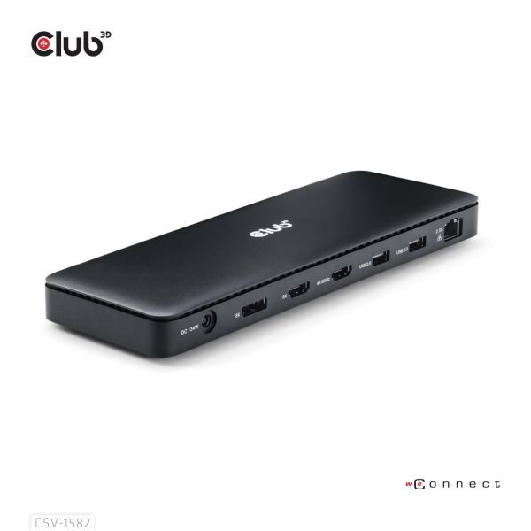 CLUB3D Thunderbolt™ 4 Certified 12-in-1 Docking Station (CSV-1582)