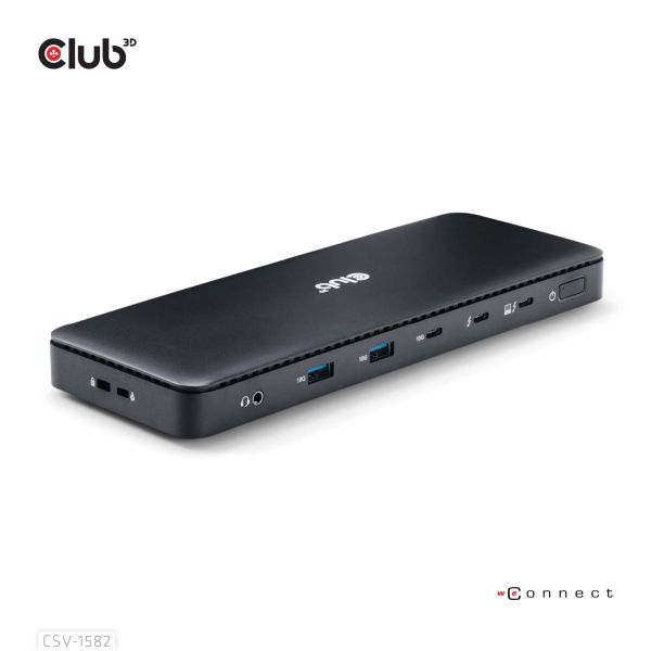 CLUB3D Thunderbolt™ 4 Certified 12-in-1 Docking Station (CSV-1582)