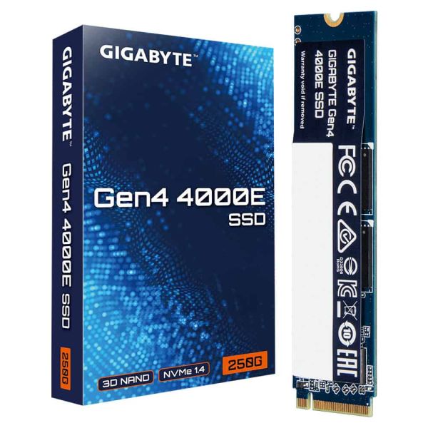 GIGABYTE Gen4 4000E 250 GB M.2 PCI Express 4.0 NVMe 3D NAND (G440E250G)