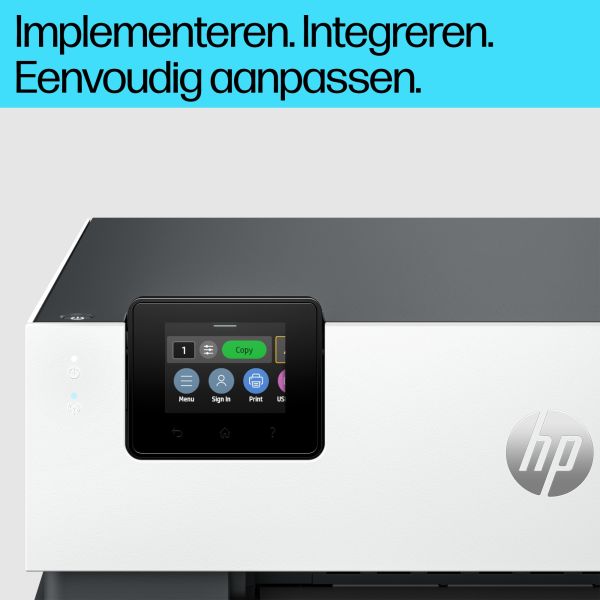 HP OfficeJet Pro 9110b printer, Kleur, Printer voor Thuis en thuiskantoor, Print, Draadloos; Dubbelzijdig printen; Printen vanaf telefoon of tablet; Touchscreen; USB-poort voorzijde (5A0S3B#686)