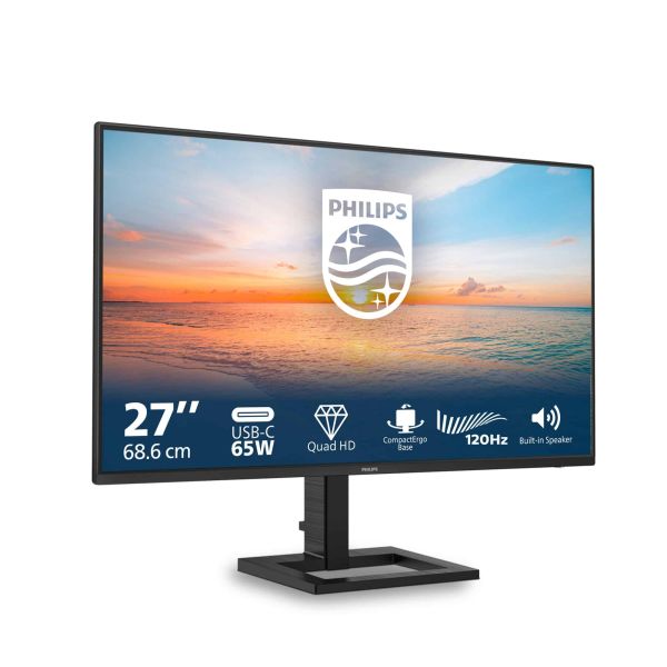 Philips 1000 series 27E1N1600AE/00 computer monitor 68,6 cm (27") 2560 x 1440 Pixels Quad HD LCD Zwart (27E1N1600AE/00) Philips 1000 series 27E1N1600AE/00 computer monitor 68,6 cm (27") 2560 x 1440 Pixels Quad HD LCD Zwart (27E1N1600AE/00)