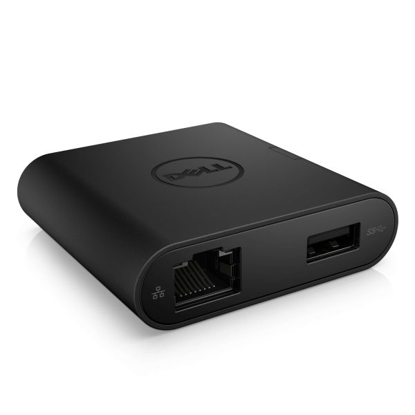 DELL DA200 Bedraad USB 3.2 Gen 1 (3.1 Gen 1) Type-C Zwart (470-ABRY)