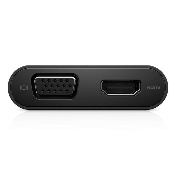 DELL DA200 Bedraad USB 3.2 Gen 1 (3.1 Gen 1) Type-C Zwart (470-ABRY)