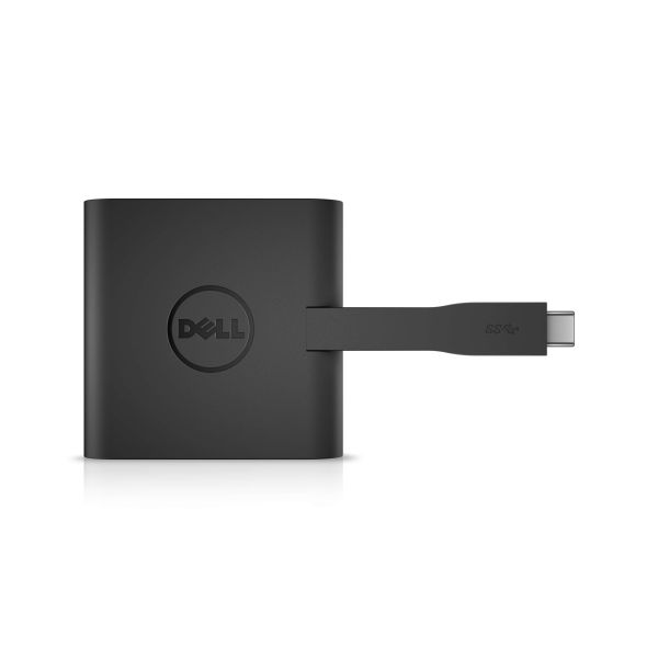 DELL DA200 Bedraad USB 3.2 Gen 1 (3.1 Gen 1) Type-C Zwart (470-ABRY)