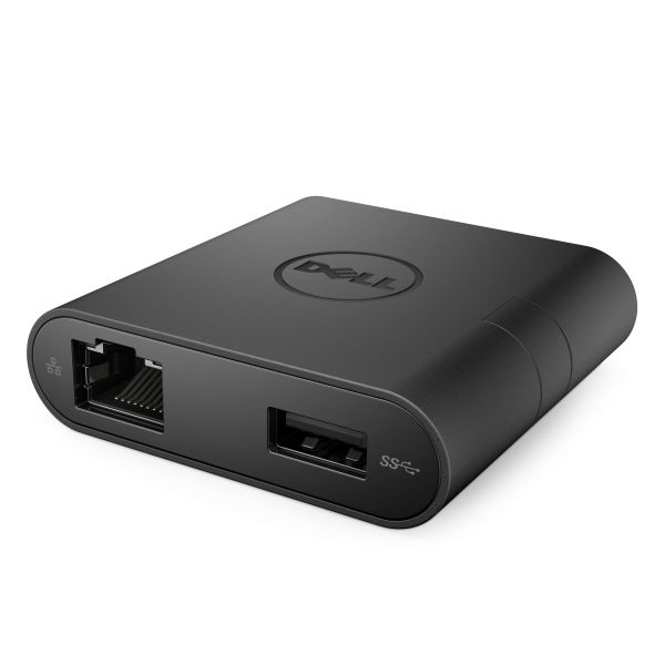 DELL DA200 Bedraad USB 3.2 Gen 1 (3.1 Gen 1) Type-C Zwart (470-ABRY)