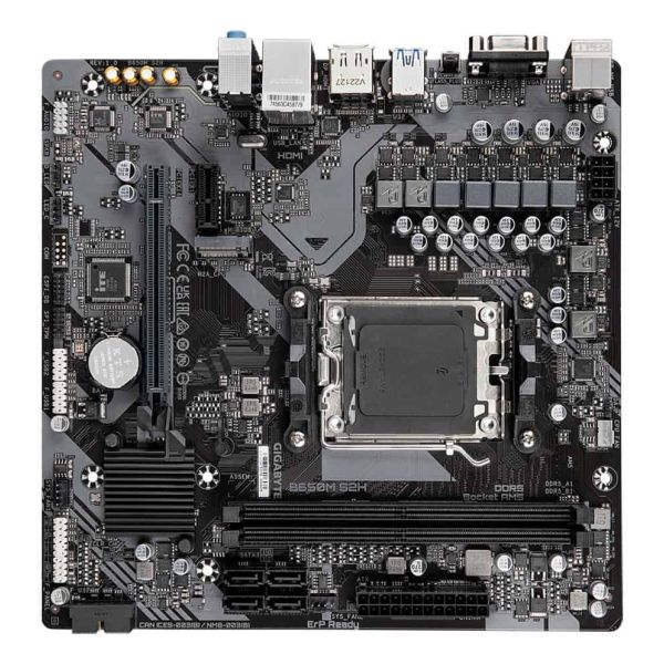 GIGABYTE B650M S2H moederbord AMD B650 Socket AM5 micro ATX (B650M S2H)