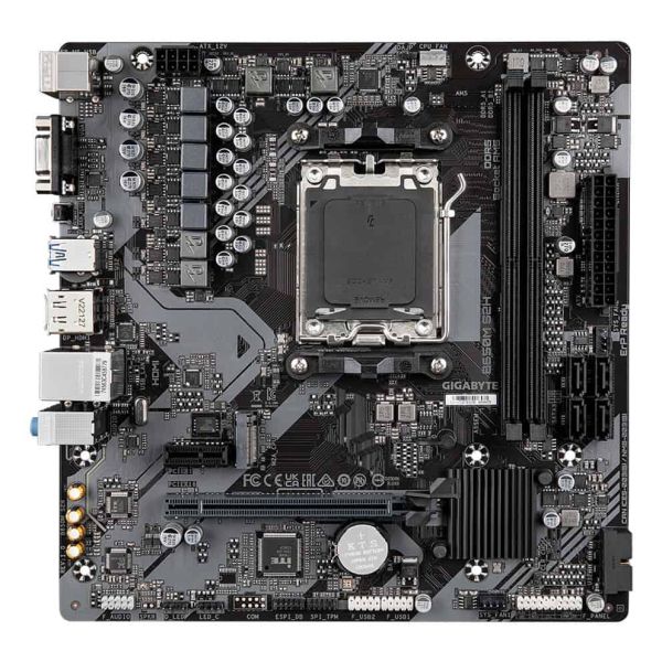 GIGABYTE B650M S2H moederbord AMD B650 Socket AM5 micro ATX (B650M S2H)