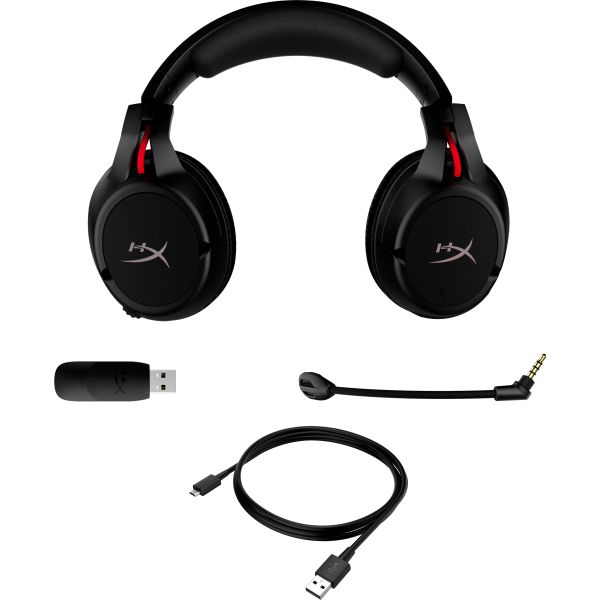 HyperX Cloud Flight - draadloze gamingheadset (zwart-rood) (4P5L4AM#ABB)