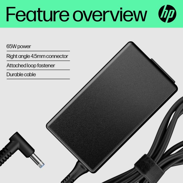 HP 65-Watt Smart netadapter (H6Y89AA#ABB)
