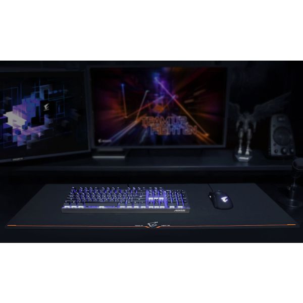 Gigabyte AMP900 Game-muismat Zwart, Oranje (GP-AMP900)