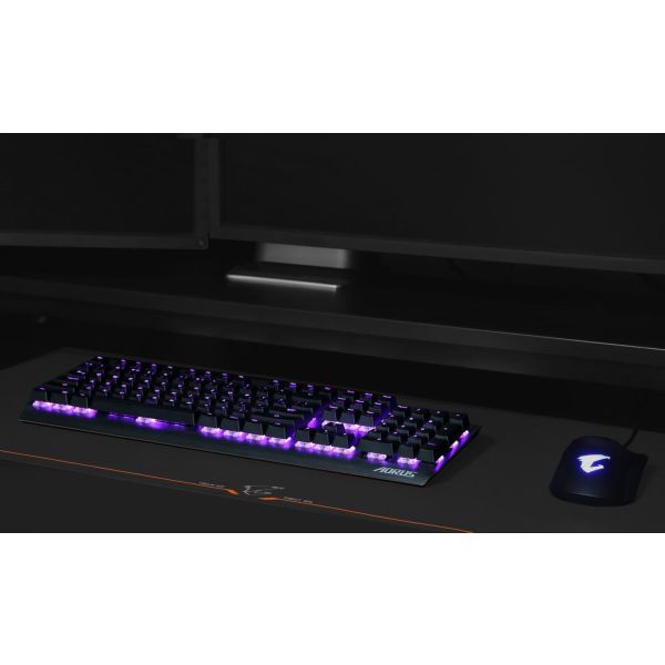 Gigabyte AMP900 Game-muismat Zwart, Oranje (GP-AMP900)