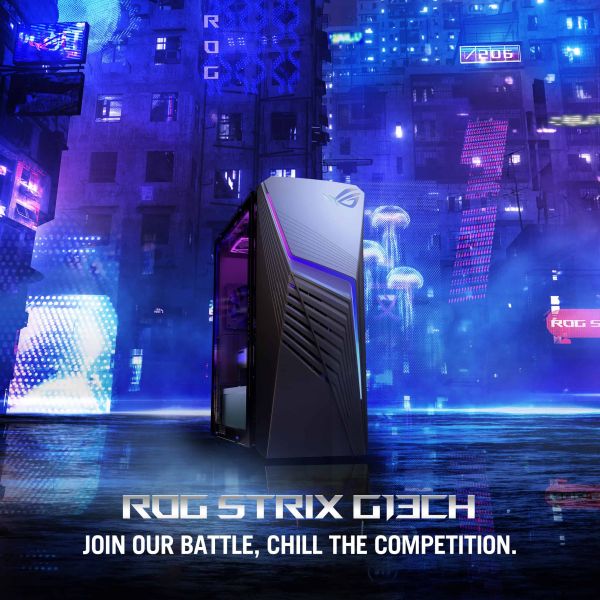 ASUS ROG Strix G13CH-713700053W Intel® Core™ i7 i7-13700 32 GB DDR4-SDRAM 1 TB SSD NVIDIA GeForce RTX 4070 Windows 11 Home Midi Tower PC Zwart, Grijs (90PF0471-M01540)